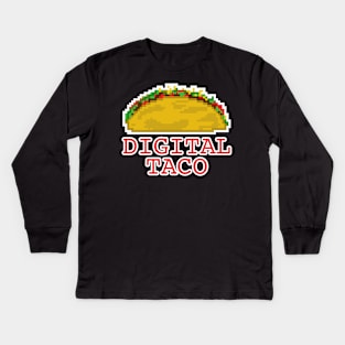 digital taco Kids Long Sleeve T-Shirt